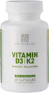 Amy Myers MD Vitamin D3 K2 10000 IU, Vitamin K2 MK-7 45 Mcg, Supports Immune Function, Energy Levels & Positive Mood,