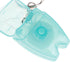 20Pcs Portable Dental Floss Key Chain, Tooth Shaped Flat-Line Design Cleaning Oral Care Hygiene 15M Length