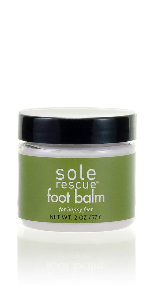 MGA Vegan Foot Balm, 2 Oz | Sole Rescue Organic Formula for Dry, Itchy & Sore Feet, Non Greasy