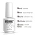 Vishine Gelpolish Long-lasting Gel Nail Polish, Shiny Color Soak Off UV LED, Glitter Silver (1853)