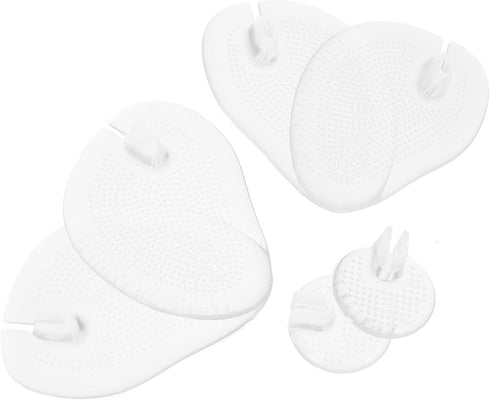 Forefoot Half Insoles Guard, Transparent Flip-Flops Cushions, Self-Adhesion Shoe Insoles, 3 Pairs