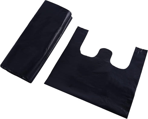 Kitchen Garbage Bags, 200 Counts, 1.8mil Thick Black Trash Bag with Handles, 14x21.6 Inch, for Daily Use