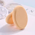 Oval Puff 2 Packs, Skin Tone and Pink Makeup Egg Air Cushion Puff for Foundation