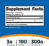 Nutricost Beta Alanine Powder 300 Grams (10.7oz) - 3 Grams Per Serving