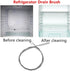 60 Inch Flexible Tube Pipe Cleaner Brush for Fridge Cleaning, Stainless Steel Drain Tube Cleaning Brushes (2 Pack)