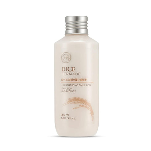 The Face Shop Rice Ceramide Moisturizing Emulsion, Lightweight Face Moisturizer, Rice Extract, Korean Skin Care