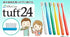 Japanese Toothbrush Oral Care Tuft24, Capless Pack of 10, Soft for Healthy Gums and Strong Brushing Pressure