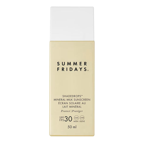 Summer Fridays ShadeDrops Broad Spectrum SPF 30 - Mineral Milk Sunscreen with Zinc Oxide, Lightweight, 1.7 Fl Oz