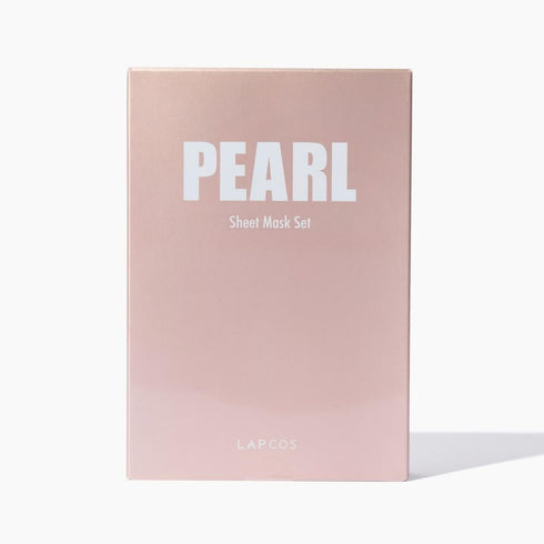 LAPCOS Pearl Sheet Mask, Daily Face Mask with Probiotics, 5-Pack, Korean Beauty Favorite