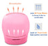 Retainer Case with Mirror and Ventilation Holes for Night Guards, Aligner Trays, Mouth Guard, Denture Case (Pink)