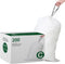 Code C (200 Count) Trash Bags - Custom Fit Drawstring, Compatible with simplehuman Code C, 1.2 Mil Heavy Duty Liners