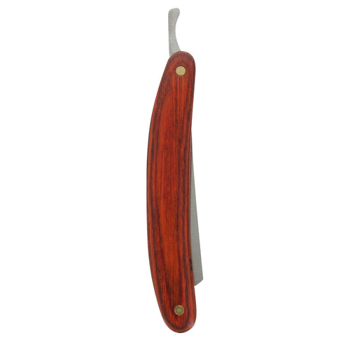 Straight Razor - Professional Barber Razor for Men with Wood Steel Shaving Carbon for Home & Salon Grooming