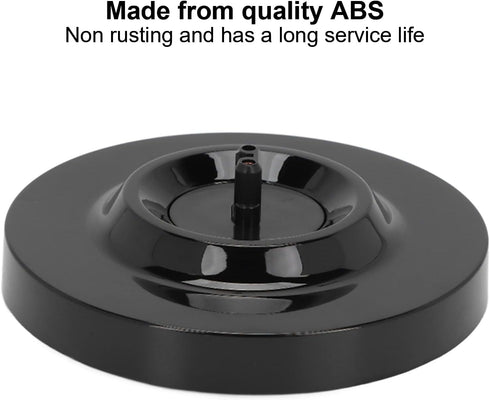 Shaver Charging Stand, Universal Electric Shaver Charger, Round Shape Deep Design, Black Men Electric Shaver Base