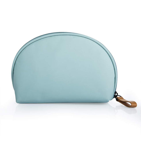 Hekyip Half Moon Cosmetic Beauty Bag - Handy Makeup Pouch for Women Girls Travel