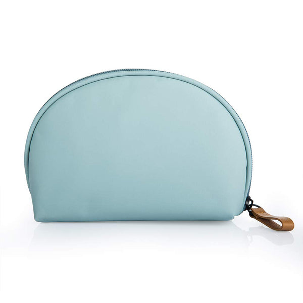 Hekyip Half Moon Cosmetic Beauty Bag - Handy Makeup Pouch for Women Girls Travel