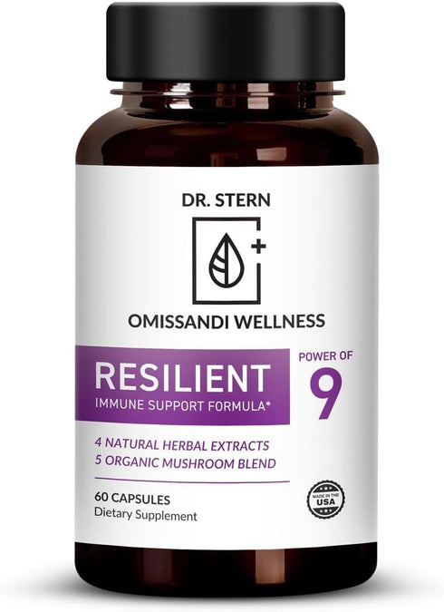 OMISSANDI-WELLNESS Resilient - Natural Immune System Support - Dr. Ian Stern Formulated