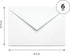 Little Notes by Comptime (12 Rose Note Cards Foldover Cards and Envelopes) Rose Thank You Cards
