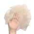 YANTAISIYU 1 Yard Swiss Lace Net for Wig and Wig Caps Making, Lace Wigs Material (Beige)
