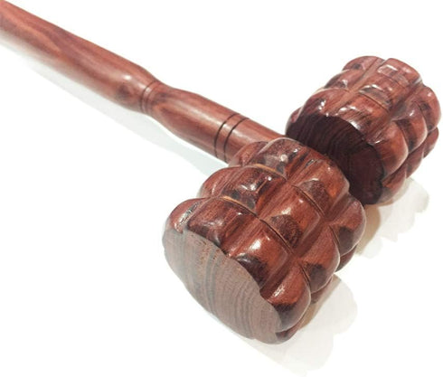 KingdomOfSmile 12 4 Inches Rough Roller Stick Back and Full Body Makha Wooden Massager Manual for Muscle Neck Foot