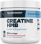 Transparent Labs Creatine HMB Powder, 30 Servings Strawberry Lemonade for Muscle Growth and Enhanced Energy