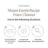 mixsoon Master Gentle Recipe Foam Cleanser 5.07 fl oz / 150ml | Mild Exfoliation Cleanser for Dry, Sensitive Skin |
