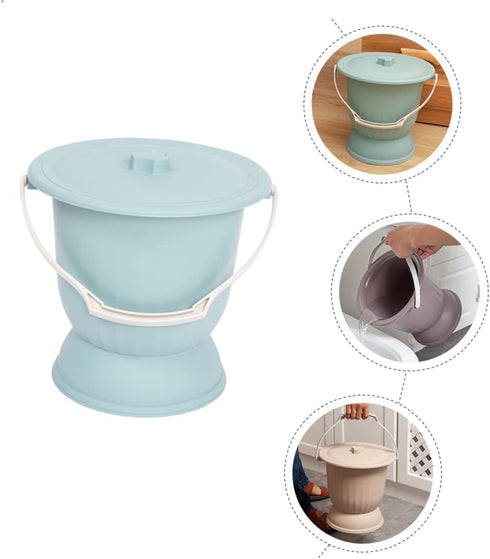 Portable Urinal Pot for Boys and Girls with Easy-Clean Lid