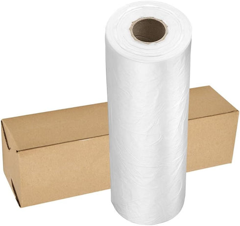 12" X 16" Plastic Bags for Food Storage, 350 Bags/Roll Clear Produce Bags for Bread, Fruits, Vegetables Bulk