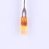 WOKOTO 2PCS Gradient Painting Pens Brushes Kit - Black Nail Ombre Brushes with Wood Handle for UV Gel Nail Art