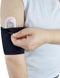 Diabetic Sensor Armband Diabetes Sensor Cover Protects Insulin Pod During Sports and Swimming Washable and Reusable (M)