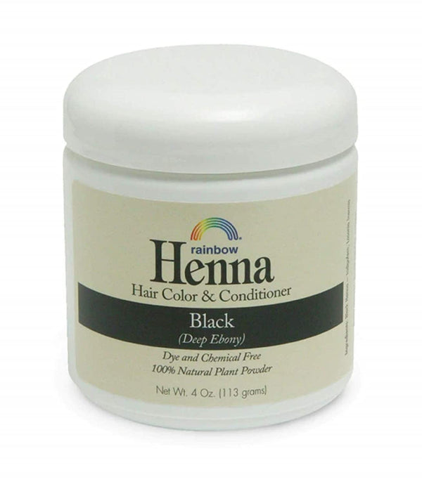 Rainbow Research Henna Hair Color and Conditioner, 4 Ounce, Persian Black Deep Ebony