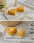 Xshelley 2 Pack Cheese Shaped Candles with Relaxing Fragrance, Aroma Soy Wax Decorative Candle for Stress Relief
