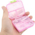 MOPFOL 7 Grids Weekly Pills Organizer - Portable Medicines Case for Travel, Leak-Proof Compartments with Secure