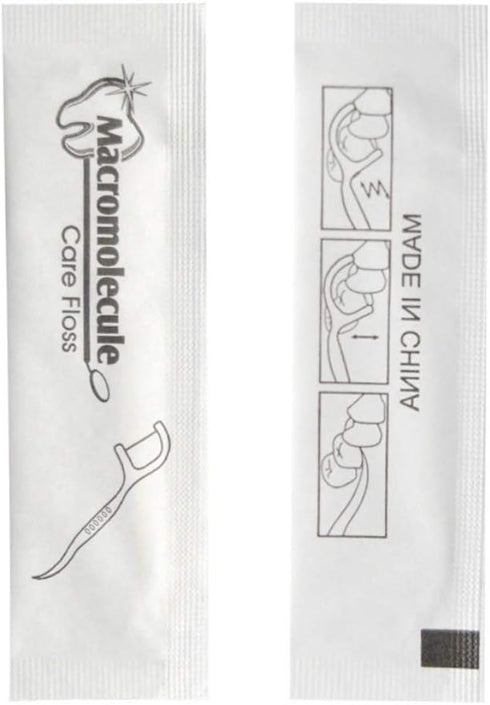 Each Individually Wrapped Teeth Cleaning Macromolecule Care Floss Travel Hotel Restaurant Dental Floss (300)