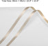 MECCANIXITY 10 Pcs Gold Edge Flower Wrapping Paper White 22.8x22.8 Inch Waterproof for Florist Bouquet Supplies, DIY Crafts, Gift/Gift Box Packaging
