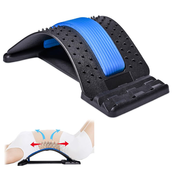 Back Stretcher / Cracker, Multi-Level Lumbar Massager, Pain Relief Device for Herniated Disc, Sciatica