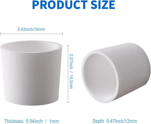 5 Packs Ceramic Bowl Inserts for Peak Accessory, Enhanced Performance, Recessed Bottom, Replacement Insert