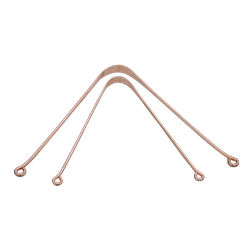 Copper Tongue Cleaner Set of 2, Relief from Bad Breath and Oral Hygiene
