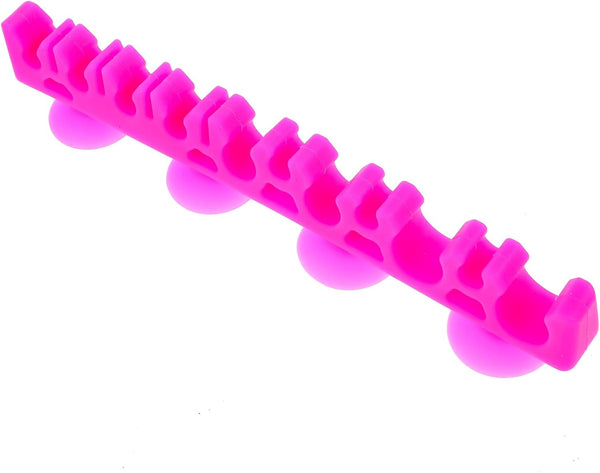 1Pcs Silicone Makeup Brush Holder, Cosmetic Brush Drying Rack with Suction Cup for Display Stand