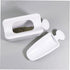 White Nail Dip Powder Tray - DIY Nail Dipping Recycling System for Manicure Tools and Accessories