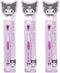 Cute Individually Packaged Toothbrush Set, Compact Head, Purple, 3 Count