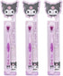Cute Individually Packaged Toothbrush Set, Compact Head, Purple, 3 Count