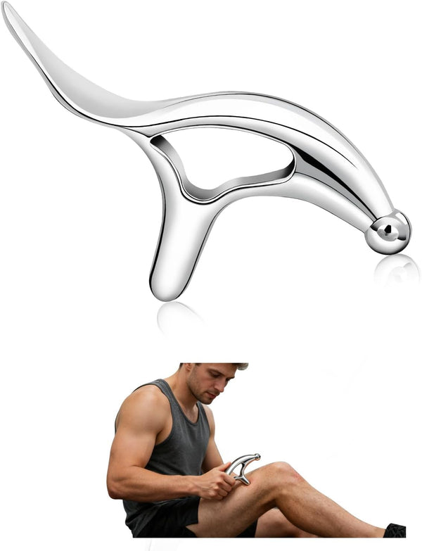 ideayard Stainless Steel Massage Tool for Trigger Point & Deep Tissue, Professional