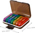 LRXIYODE 7-Day Weekly Pill Organizer Medicine Case with Color-Coded Compartments, Small Portable Travel Pill Box