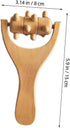 ZUNOXAZ 8pcs Wooden Massage Roller Multi Functional Hand Massager for Neck Shoulder Back Foot Relief Ergonomic Design
