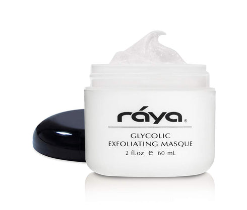 Raya Glycolic Exfoliating Masque with AHA and BHA - Facial Treatment Mask for Non-Sensitive Skin