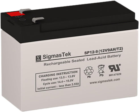 SigmasTek B&B Battery HR9-12 Battery (Replacement)