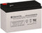 SigmasTek B&B Battery HR9-12 Battery (Replacement)