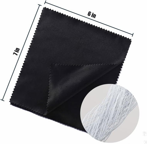 OHOO 12 Pack 6"x7" Microfiber Cleaning Cloths Color Glasses Cloth Lens Wipes Cloth for Lenses, Screens, Cameras