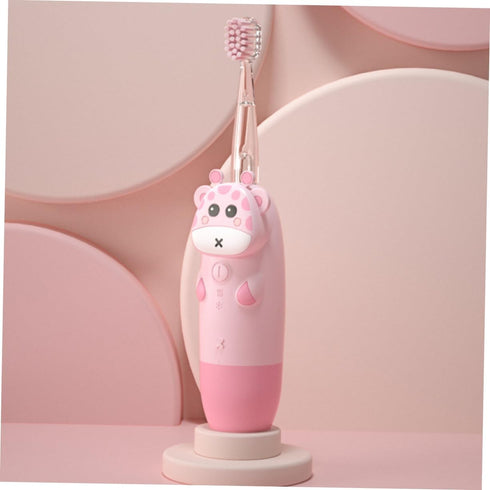 Ipetboom Colorful Cartoon Sonic Electric Toothbrush with Non-Slip Handle and Adjustable Brushing Frequency