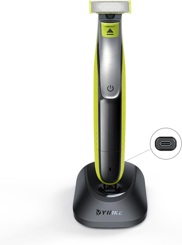 Yinke Type C Charging Stand for Philips Norelco HQ8505, Charging Base with 1M USB C to C Cable for One Blade
